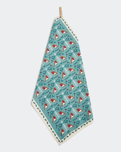 Carolyn Donnelly Eclectic Festive Flat Weave Tea Towel